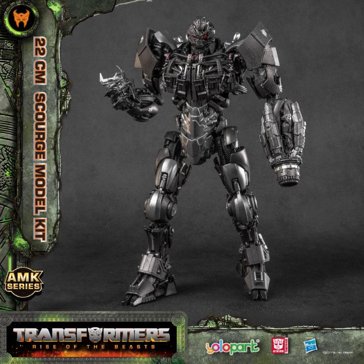 Transformers: Rise of the Beasts Scourge Advanced Model Kit mask off