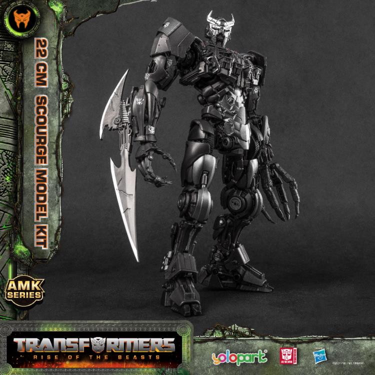 Transformers: Rise of the Beasts Scourge Advanced Model Kit side view