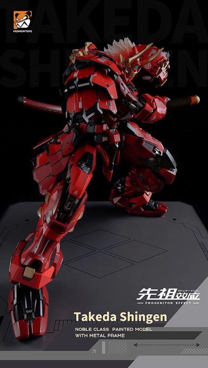 Progenitor Effect ZY-0001 Tiger of Kai Takeda Shingen Action Figure 1/72 scale standing pose