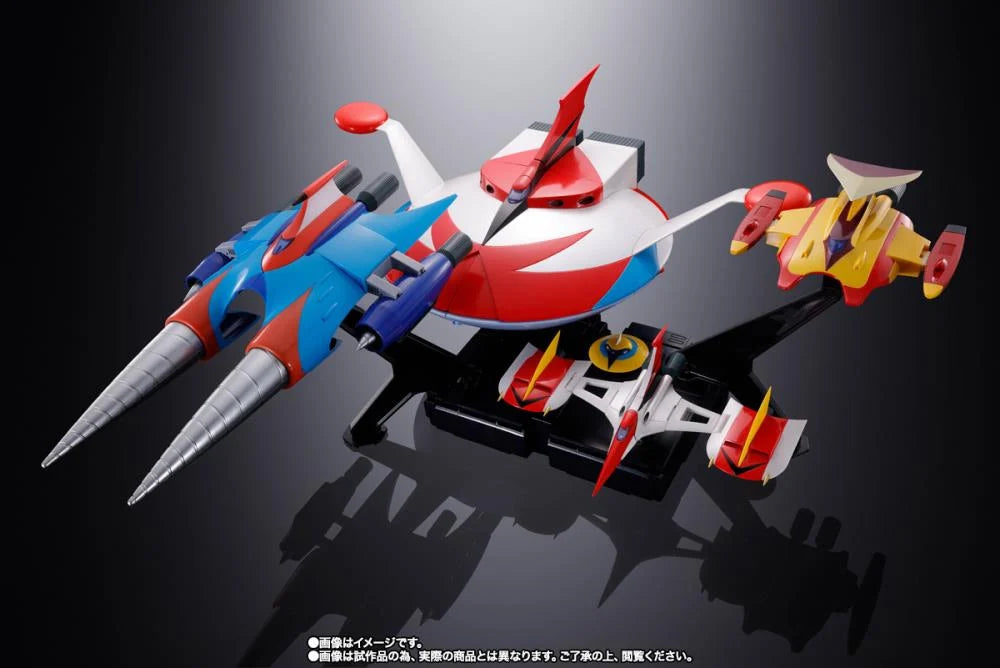 UFO Robot Grendizer Soul of Chogokin GX-76X3 Spacer Full Set (D.C.) showing full set