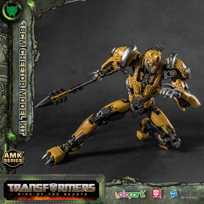 Transformers: Rise of the Beasts Cheetor Advanced Model Kit kneeling pose