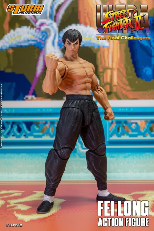 Pre Order Ultra Street Fighter II: The Final Challengers Fei Long 1/12  Scale Figure