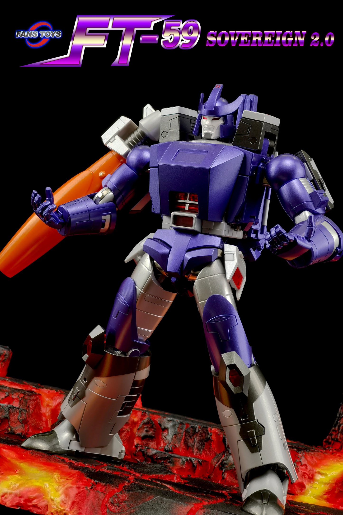 Pre Order Fans Toys FT-59 Sovereign 2.0 (MP Galvatron) - Masterpiece Scale Figure