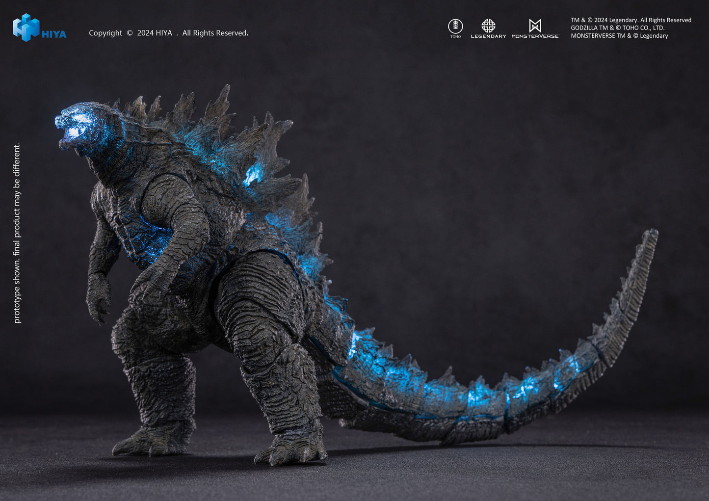 Pre Order Heat Ray Godzilla Light-Up Figure PX (2021) "Godzilla vs. Kong" - Hiya Toys Exquisite Basic+ Series