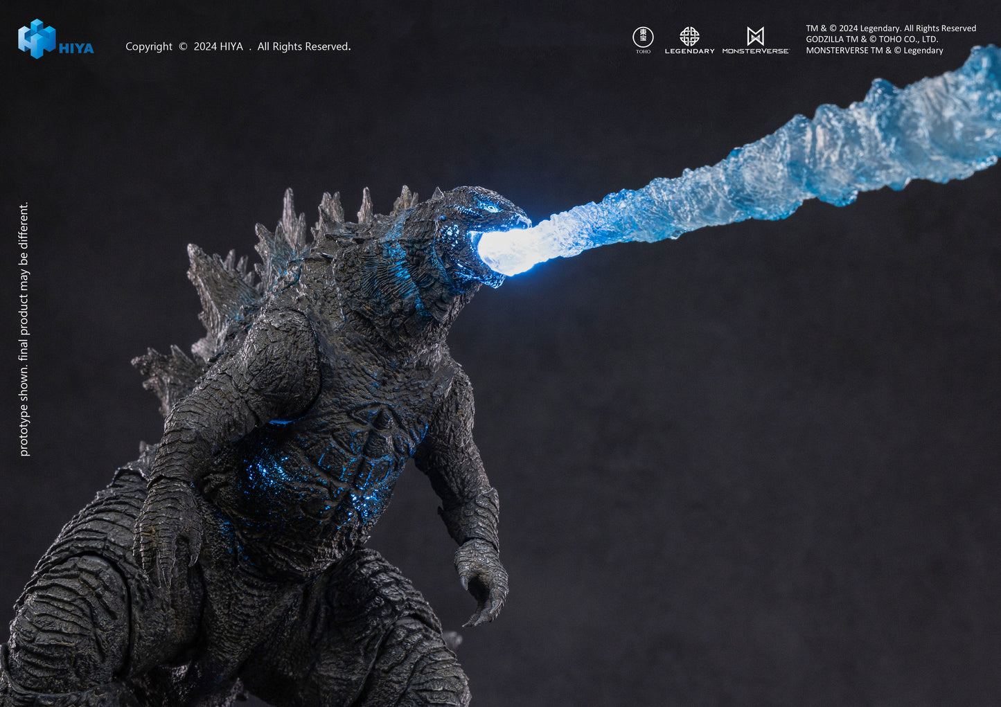 Pre Order Heat Ray Godzilla Light-Up Figure PX (2021) "Godzilla vs. Kong" - Hiya Toys Exquisite Basic+ Series