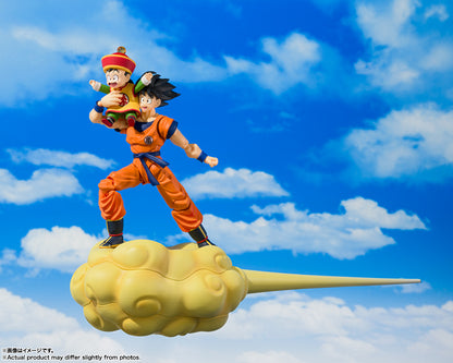 Son Goku, Son Gohan (Kid) and Kintoun Exclusive Edition "Dragon Ball Z"- Tamashii Nations S.H.Figuarts