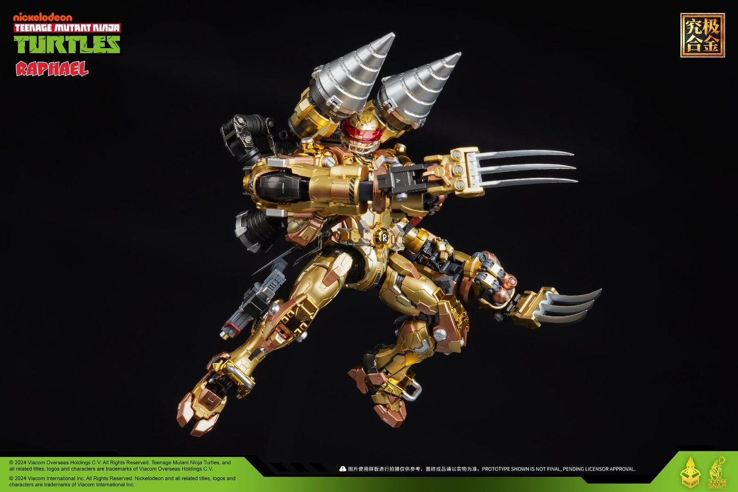 Heatboys TMNT HB0068 Raphael Mecha - Golden Ver. Convention Exclusive