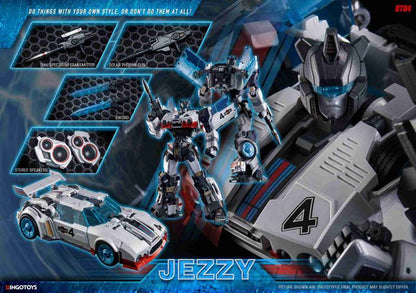 Pre Order Transformers BT-07 Jezzy (MP IDW Jazz) by BingoToys