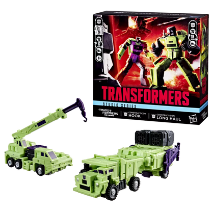 Pre Order Transformers Studio Series Transformers: The Movie Constructicon Long Haul & Hook