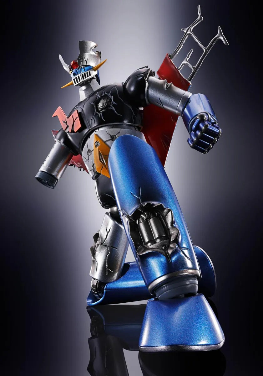 GX-105D Mazinger Z - Kakumeishinka - Damage ver. "Mazinger Z", TAMASHII NATIONS Soul of Chogokin damaged kneeling