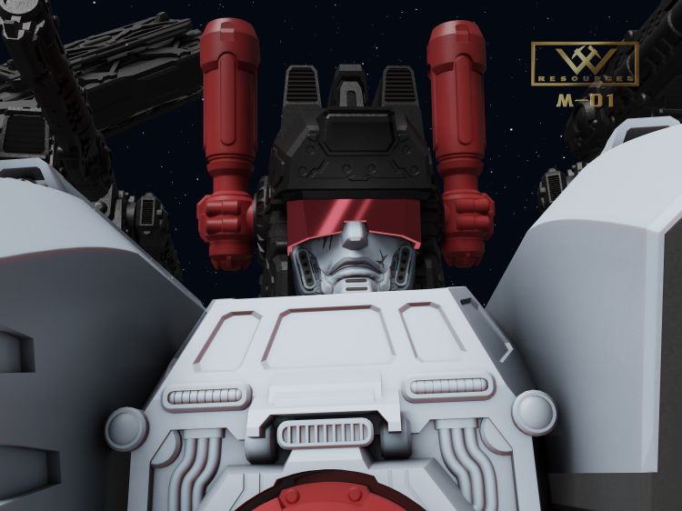 Pre Order W-Resources M-01 Iron Fortress (MP Metroplex) - Masterpiece Scale Figure