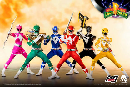 ThreeZero FigZero 1/6 Mighty Morphin Power Rangers Core Rangers & Green Ranger Sixth Scale Figure 6-Pack