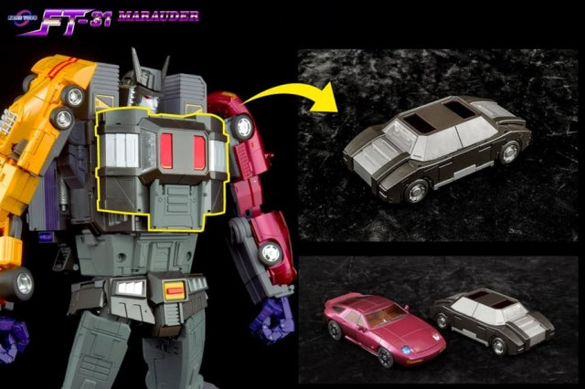  FT-31E Bandit and FT-31 Marauder Combiner Set by Fanstoys (MP Dead End) additional vehicle on chest