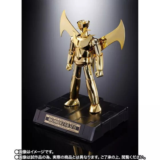 Celebrate 50 Years of Mazinger Z with the SOC GX-105G Gold Mazinger Z Soul Chogokin Exclusive content