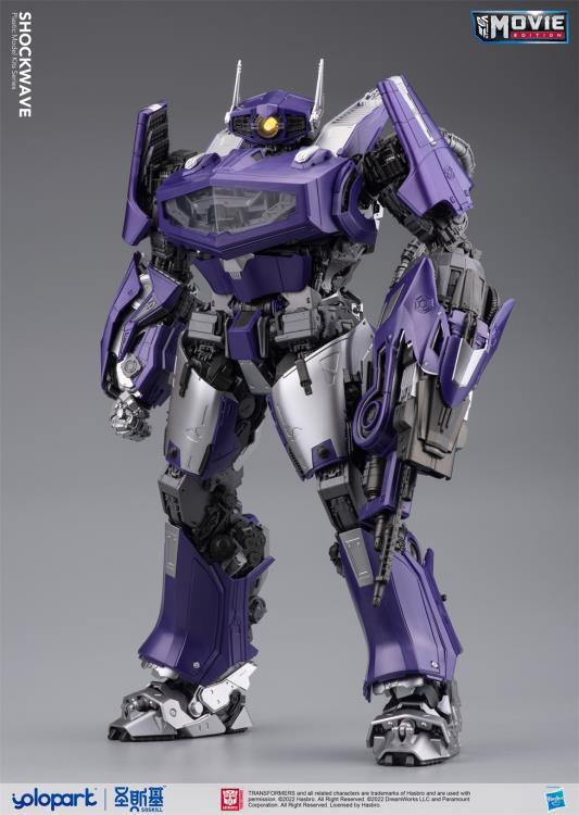 Transformers: Bumblebee Shockwave Model Kit close up