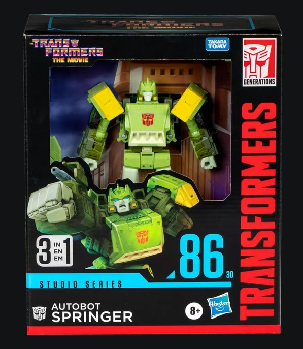 Transformers Studio Series Leader The Transformers: The Movie 86-30 Springer Figure box art