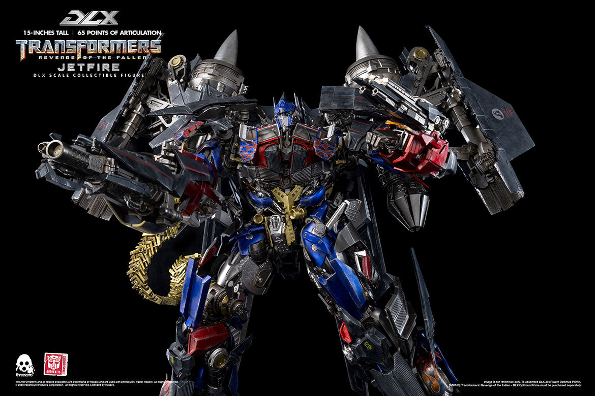 Transformers: Revenge of the Fallen DLX Jetfire Threezero combined mode in action